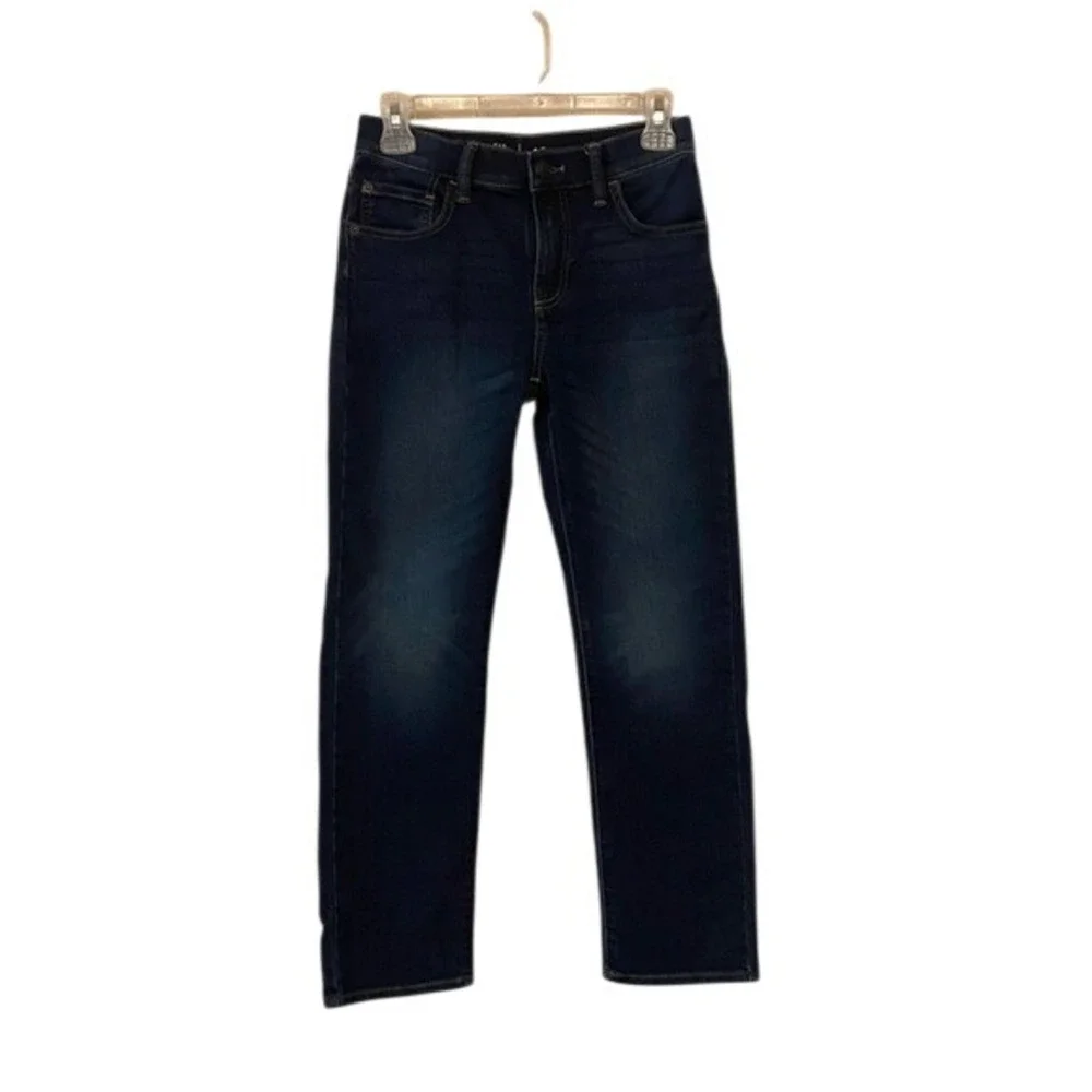 Gap Kids Boys Size 12 Original‎ Straight Leg Jeans Dark Wash Denim Pants